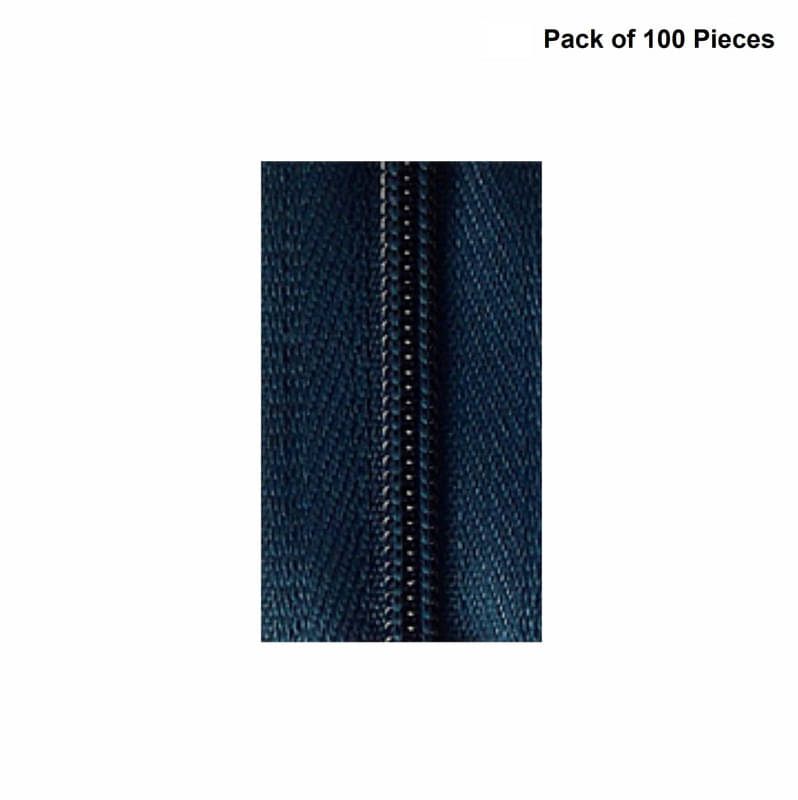     			Jyoti Zipper - CFC Size 3 - Color 22 (100 Zips of 8 Inches) Open-Ended, Ideal for Tailoring, Crafts, Fashion, Dressmaking | Zips Used in Stitching, Sewing, Pants, Bags - Pack of 100 Pieces
