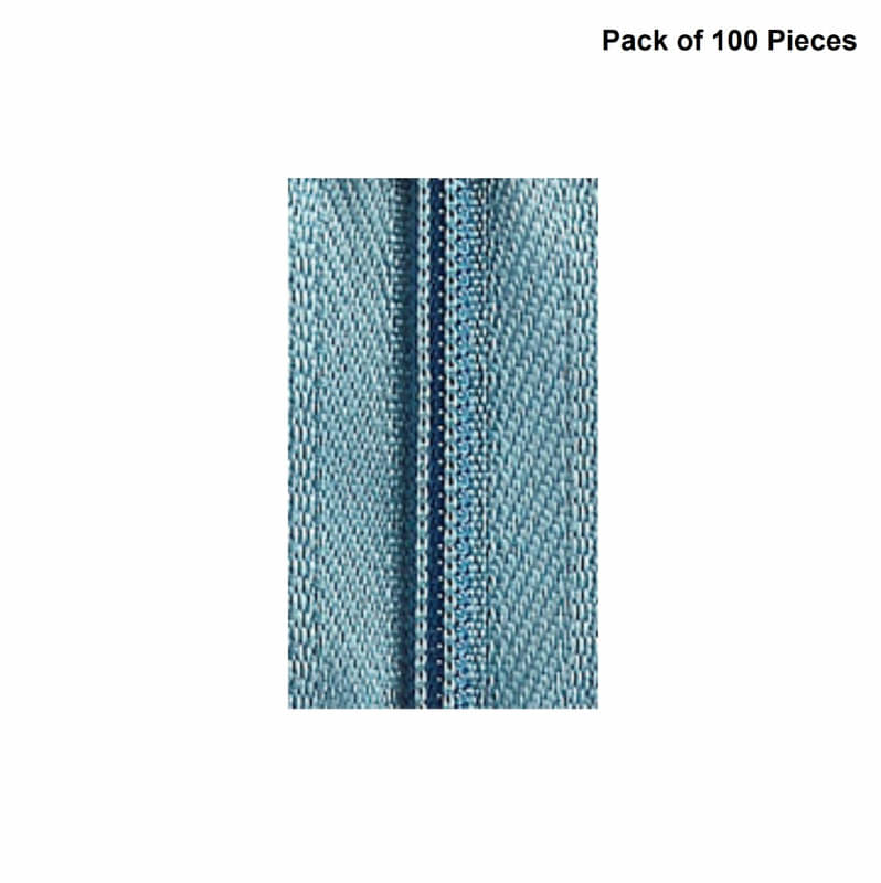     			Jyoti Zipper - CFC Size 3 - Color 15 (100 Zips of 8 Inches) Open-Ended, Ideal for Tailoring, Crafts, Fashion, Dressmaking | Zips Used in Stitching, Sewing, Pants, Bags - Pack of 100 Pieces