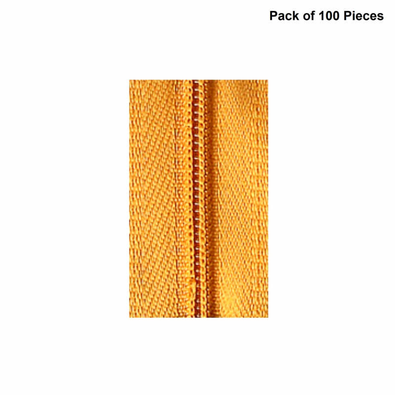     			Jyoti Zipper - CFC Size 3 - Color 5 (100 Zips of 8 Inches) Open-Ended, Ideal for Tailoring, Crafts, Fashion, Dressmaking | Zips Used in Stitching, Sewing, Pants, Bags - Pack of 100 Pieces