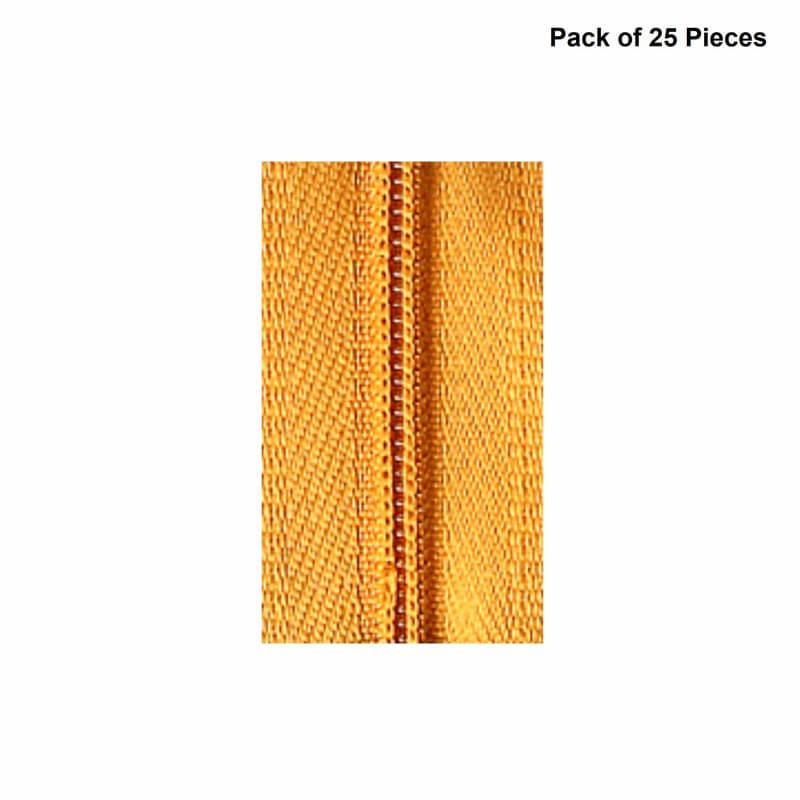     			Jyoti Zipper - CFC Size 3 - Color 5 (25 Zips of 8 Inches) Open-Ended, Ideal for Tailoring, Crafts, Fashion, Dressmaking | Zips Used in Stitching, Sewing, Pants, Bags - Pack of 25 Pieces