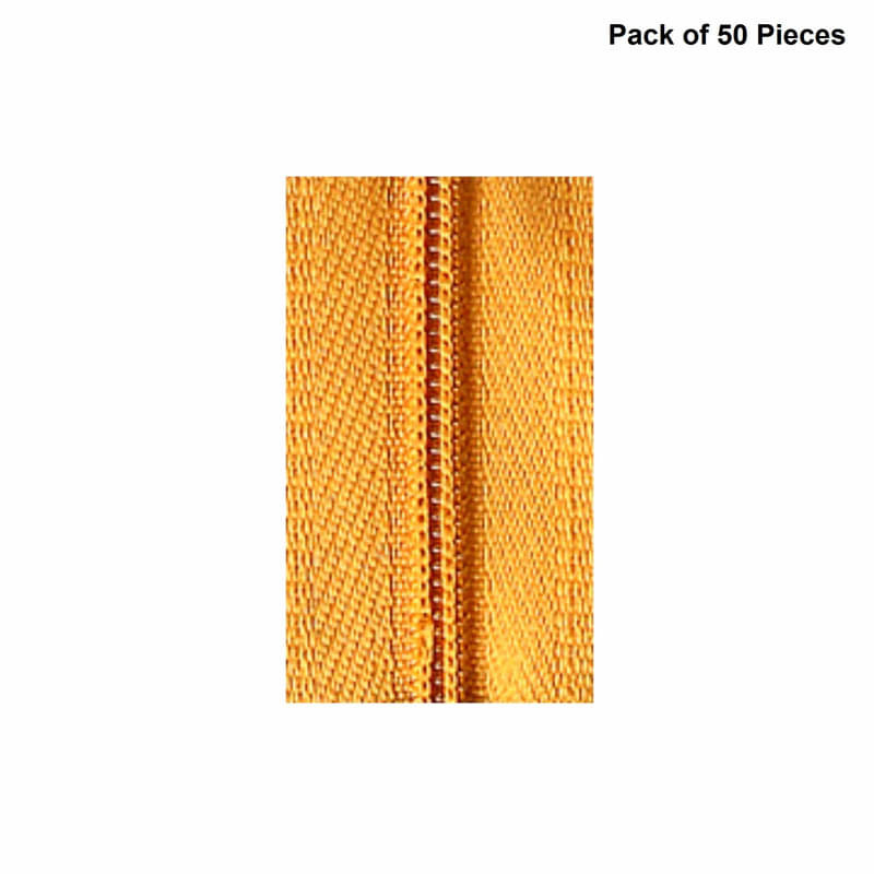     			Jyoti Zipper - CFC Size 3 - Color 5 (50 Zips of 8 Inches) Open-Ended, Ideal for Tailoring, Crafts, Fashion, Dressmaking | Zips Used in Stitching, Sewing, Pants, Bags - Pack of 50 Pieces