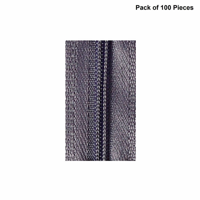     			Jyoti Zipper - CFC Size 3 - Color 12 (100 Zips of 8 Inches) Open-Ended, Ideal for Tailoring, Crafts, Fashion, Dressmaking | Zips Used in Stitching, Sewing, Pants, Bags - Pack of 100 Pieces