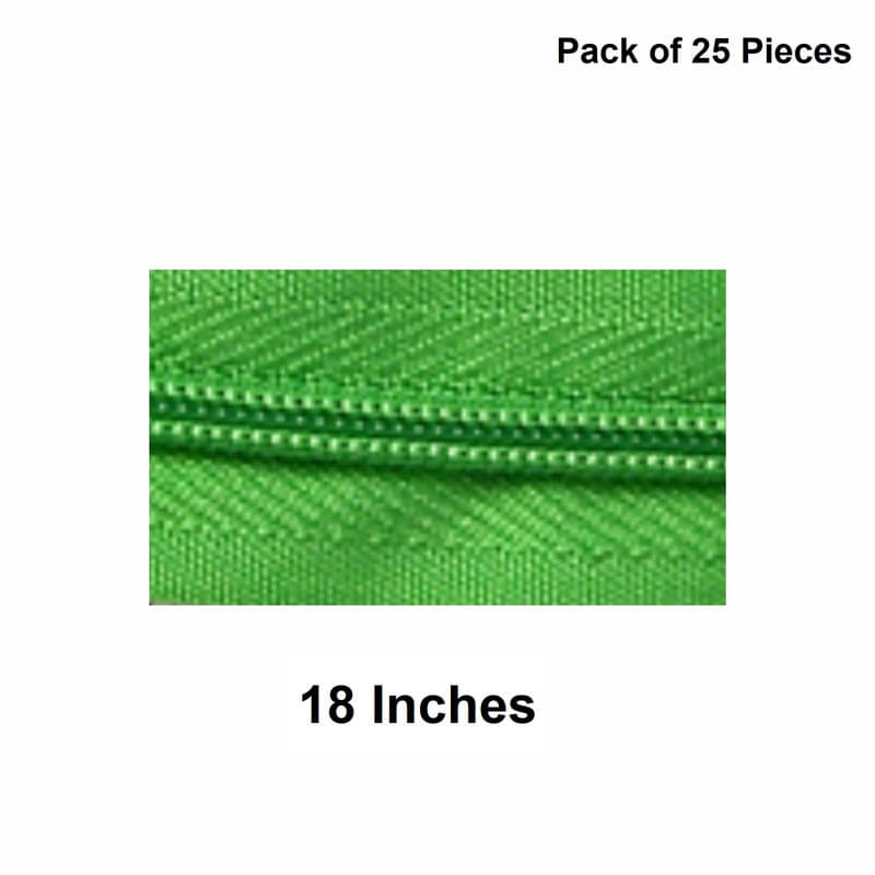     			Jyoti Zipper - Concealed Size 3 - Color 18 (25 Zips of 18 Inches) Open-Ended, Ideal for Tailoring, Crafts, Fashion, Dressmaking | Zips Used in Stitching, Sewing, Pants, Bags - Pack of 25 Pieces