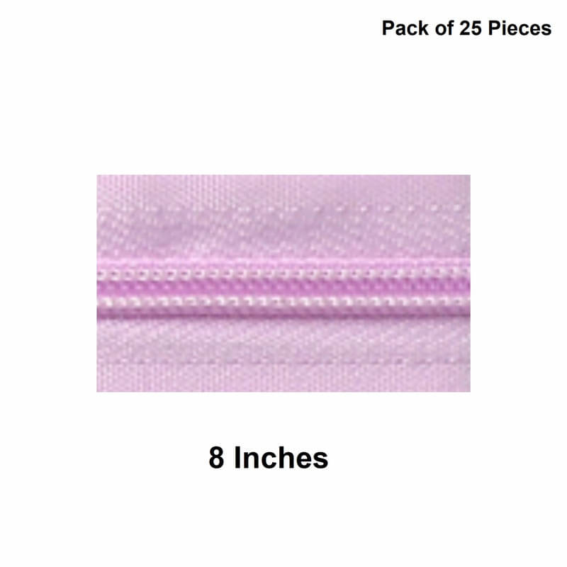     			Jyoti Zipper - Concealed Size 3 - Color 22 (25 Zips of 8 Inches) Open-Ended, Ideal for Tailoring, Crafts, Fashion, Dressmaking | Zips Used in Stitching, Sewing, Pants, Bags - Pack of 25 Pieces