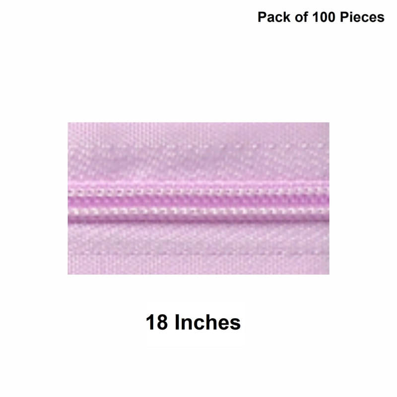     			Jyoti Zipper - Concealed Size 3 - Color 22 (100 Zips of 18 Inches) Open-Ended, Ideal for Tailoring, Crafts, Fashion, Dressmaking | Zips Used in Stitching, Sewing, Pants, Bags - Pack of 100 Pieces