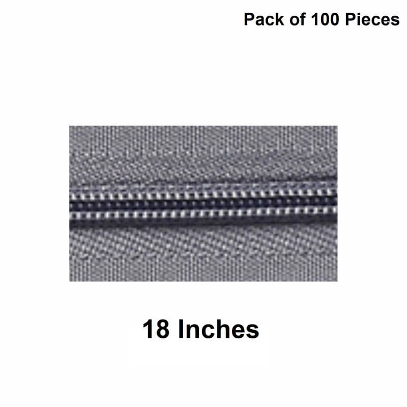     			Jyoti Zipper - Concealed Size 3 - Color 11 (100 Zips of 18 Inches) Open-Ended, Ideal for Tailoring, Crafts, Fashion, Dressmaking | Zips Used in Stitching, Sewing, Pants, Bags - Pack of 100 Pieces