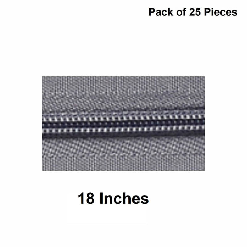     			Jyoti Zipper - Concealed Size 3 - Color 11 (25 Zips of 18 Inches) Open-Ended, Ideal for Tailoring, Crafts, Fashion, Dressmaking | Zips Used in Stitching, Sewing, Pants, Bags - Pack of 25 Pieces