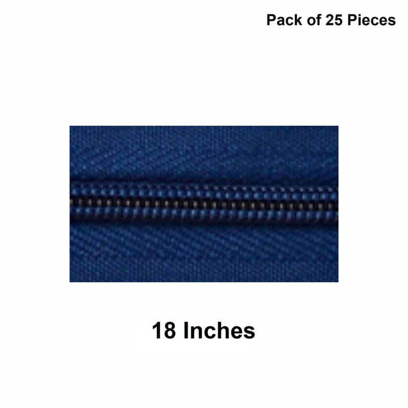     			Jyoti Zipper - Concealed Size 3 - Color 34 (25 Zips of 18 Inches) Open-Ended, Ideal for Tailoring, Crafts, Fashion, Dressmaking | Zips Used in Stitching, Sewing, Pants, Bags - Pack of 25 Pieces