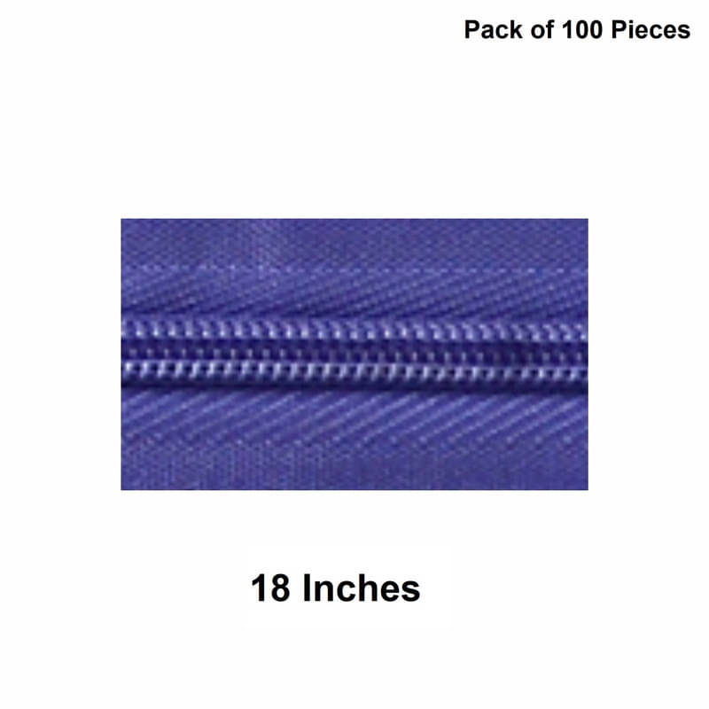     			Jyoti Zipper - Concealed Size 3 - Color 39 (100 Zips of 18 Inches) Open-Ended, Ideal for Tailoring, Crafts, Fashion, Dressmaking | Zips Used in Stitching, Sewing, Pants, Bags - Pack of 100 Pieces