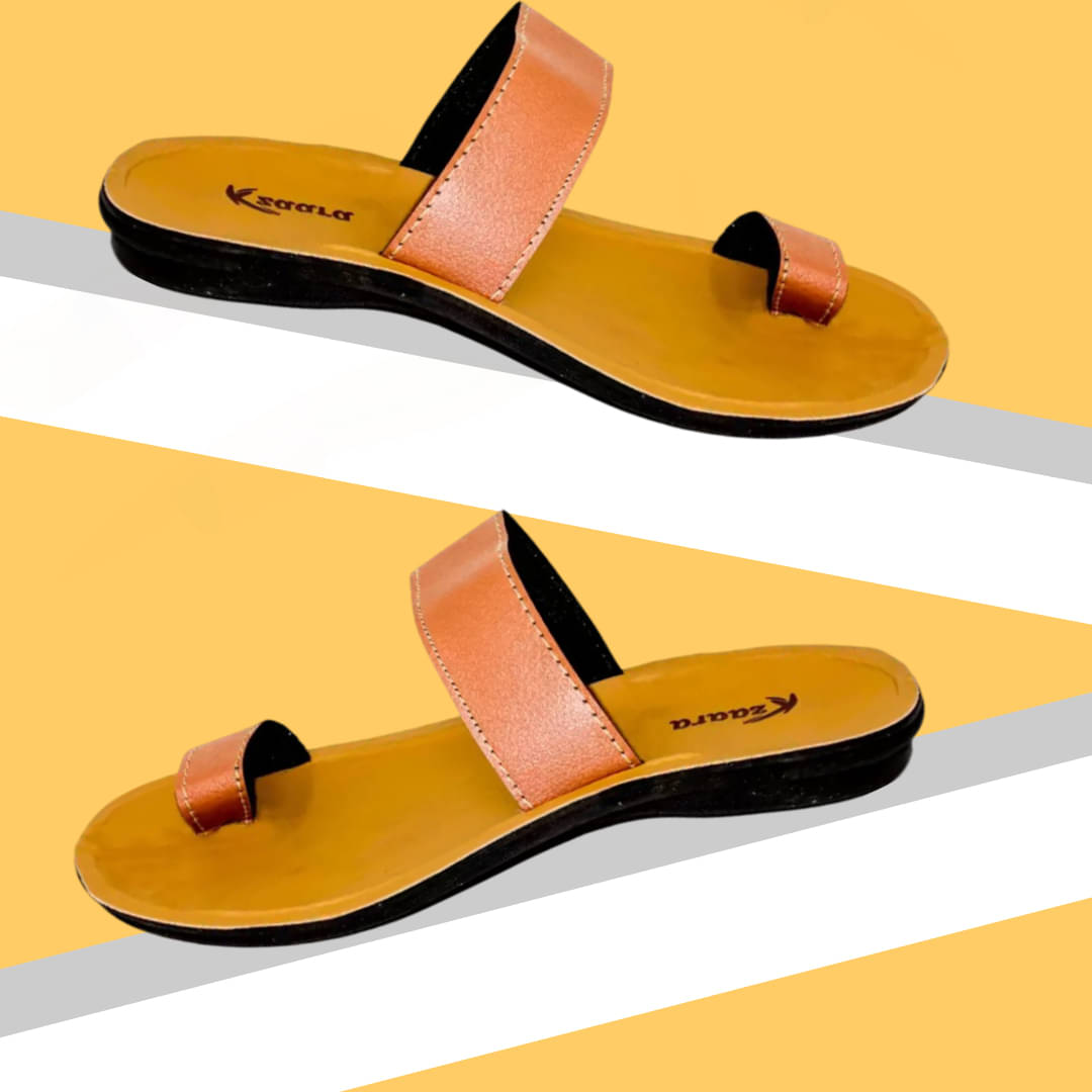     			Kzaara Rust Men's Slide Flip Flop