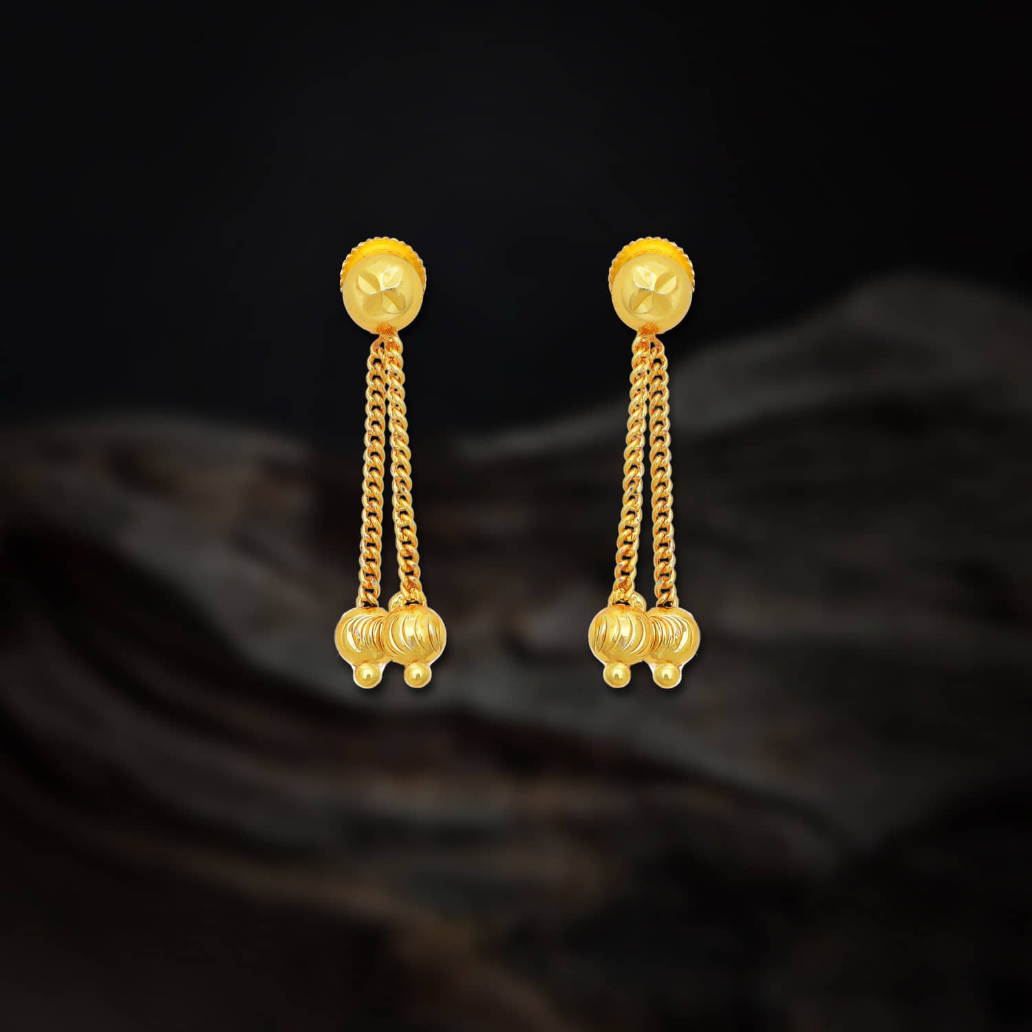 LUV FASHION Golden Danglers Earrings ( Pack of 1 ) - Earrings | Buy online on ZillyBuy