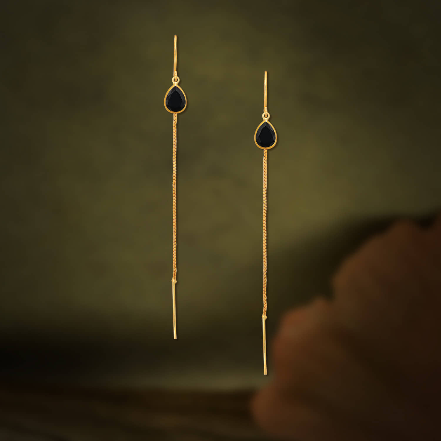 LUV FASHION Golden Threader Earrings ( Pack of 1 ) - Earrings | Buy online on ZillyBuy