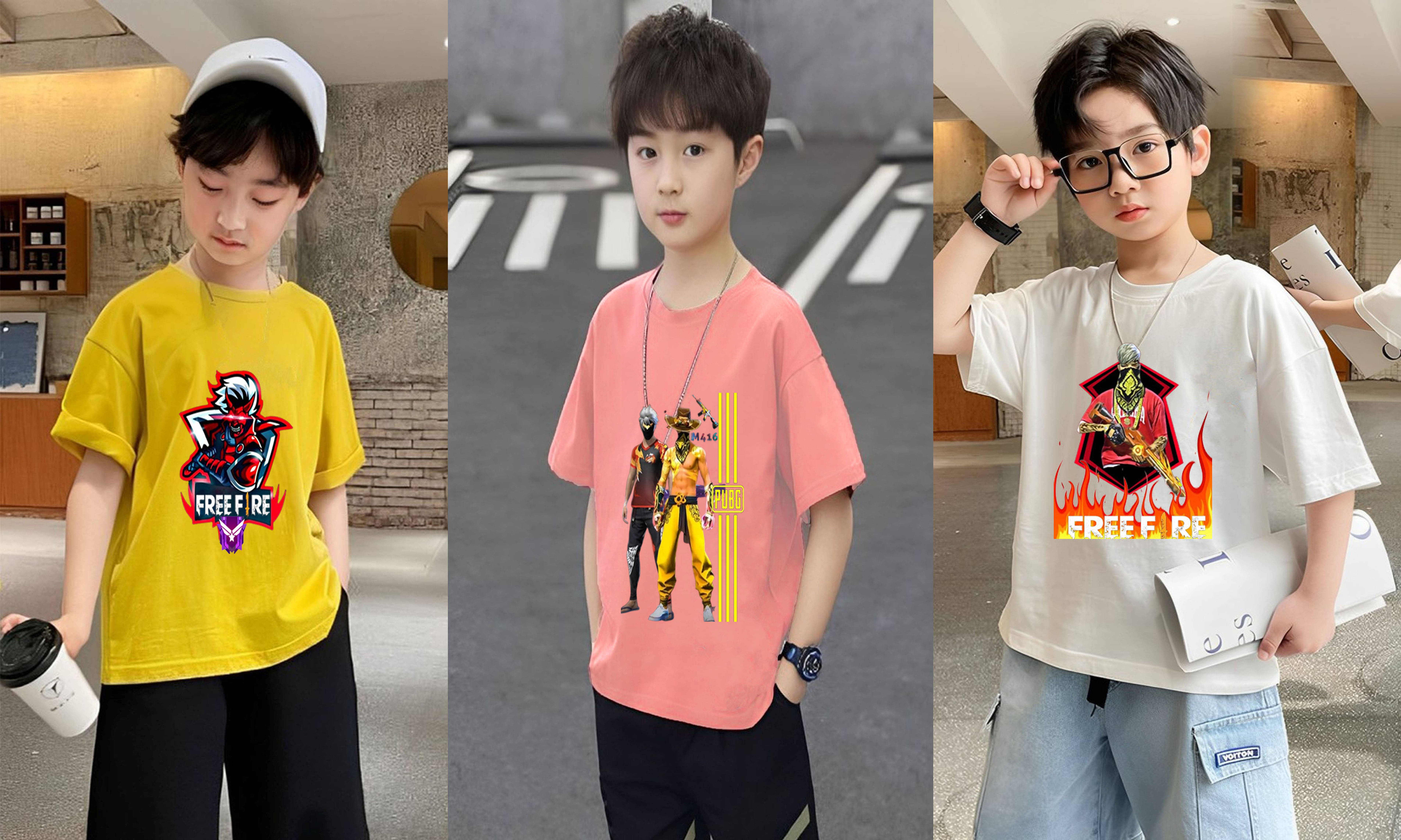     			Lecowar Pack of 1 Boys Polyester T-Shirt ( Multicolor6 )