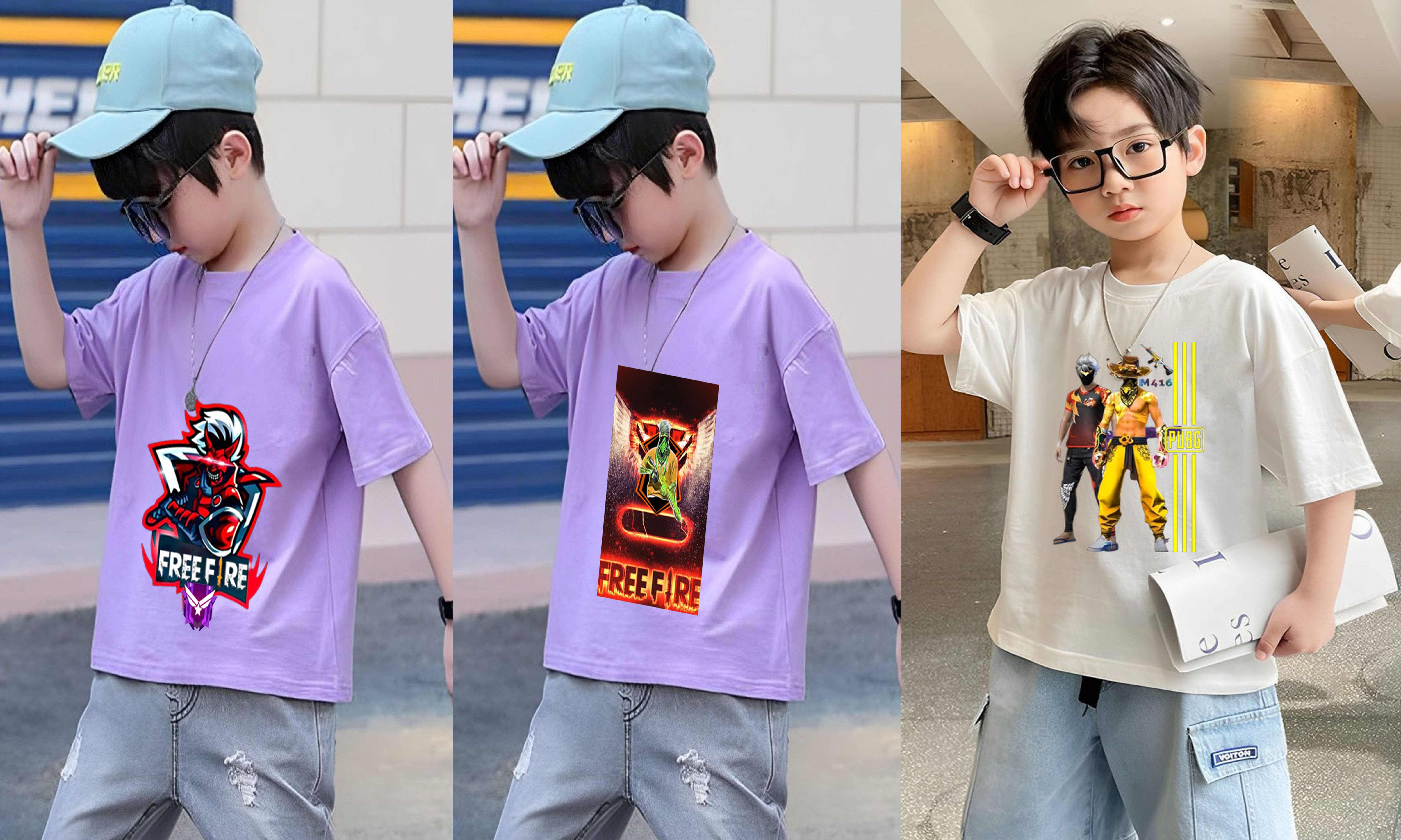     			Lecowar Pack of 1 Boys Polyester T-Shirt ( Multicolor3 )
