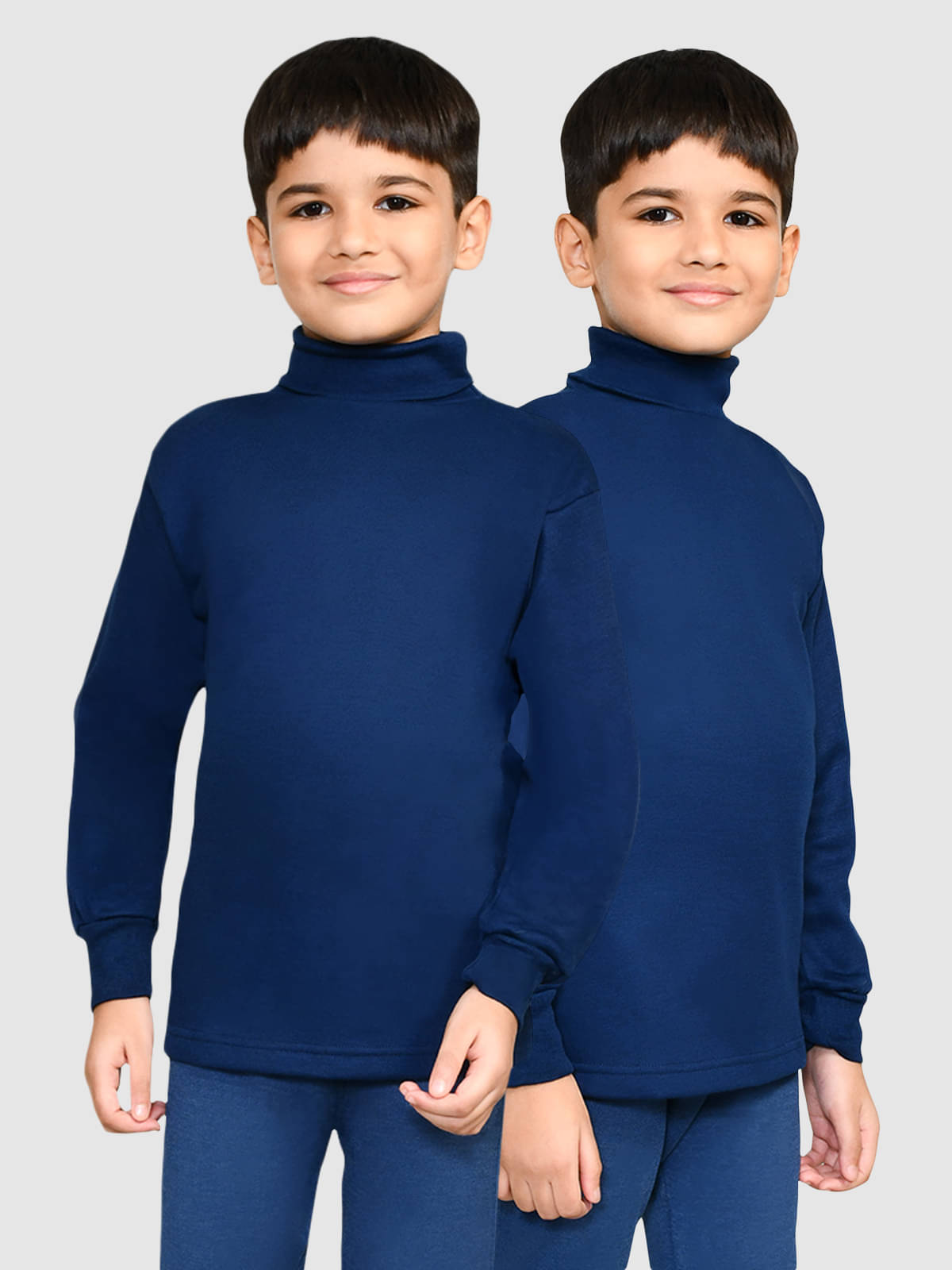     			Lux Cottswool Pack of 1 Boys Cotton Blend Thermal Top ( Blue )