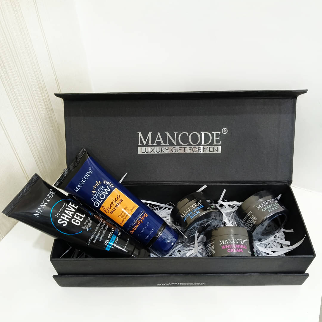 Mancode Glow Kit Gift Set Shaving Cream 350 g Pack of 5 Mancode Glow Kit Gift Set Shaving Cream 350 g Pack of 5