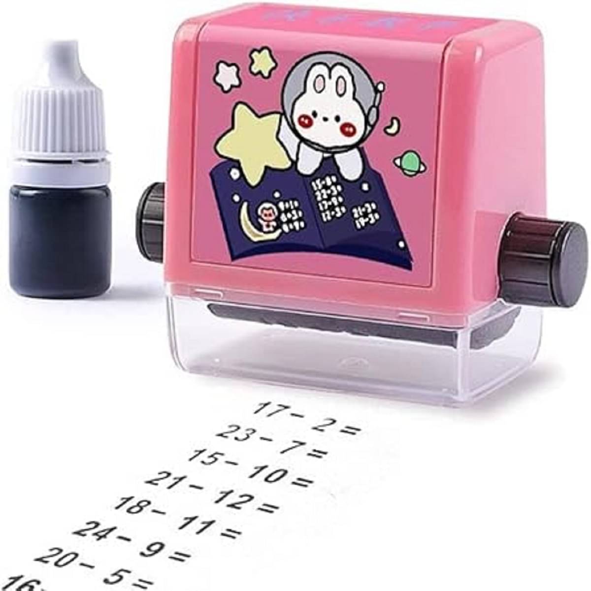 Math Roller Stamps For Kids, Smart Math Roller Stamps, Subtraction Teaching Stamps, Practice Tools Within 100 Learning Toy For Preschool Kindergarten Home Teacher Math Roller Stamps For Kids, Smart Math Roller Stamps, Subtraction Teaching Stamps, Practice Tools Within 100 Learning Toy For Preschool Kindergarten Home Teacher