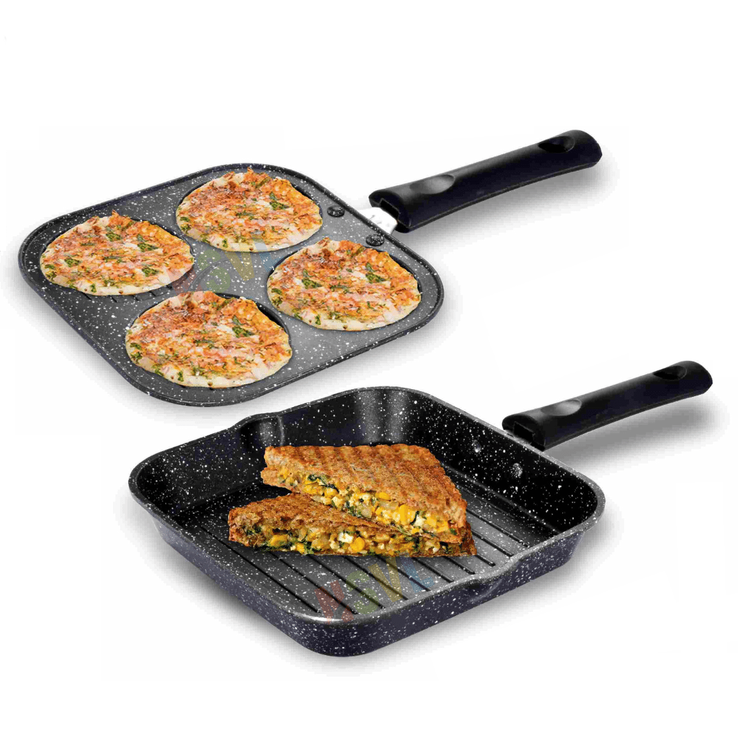     			NSVL Non Stick Aluminium Grill Pan