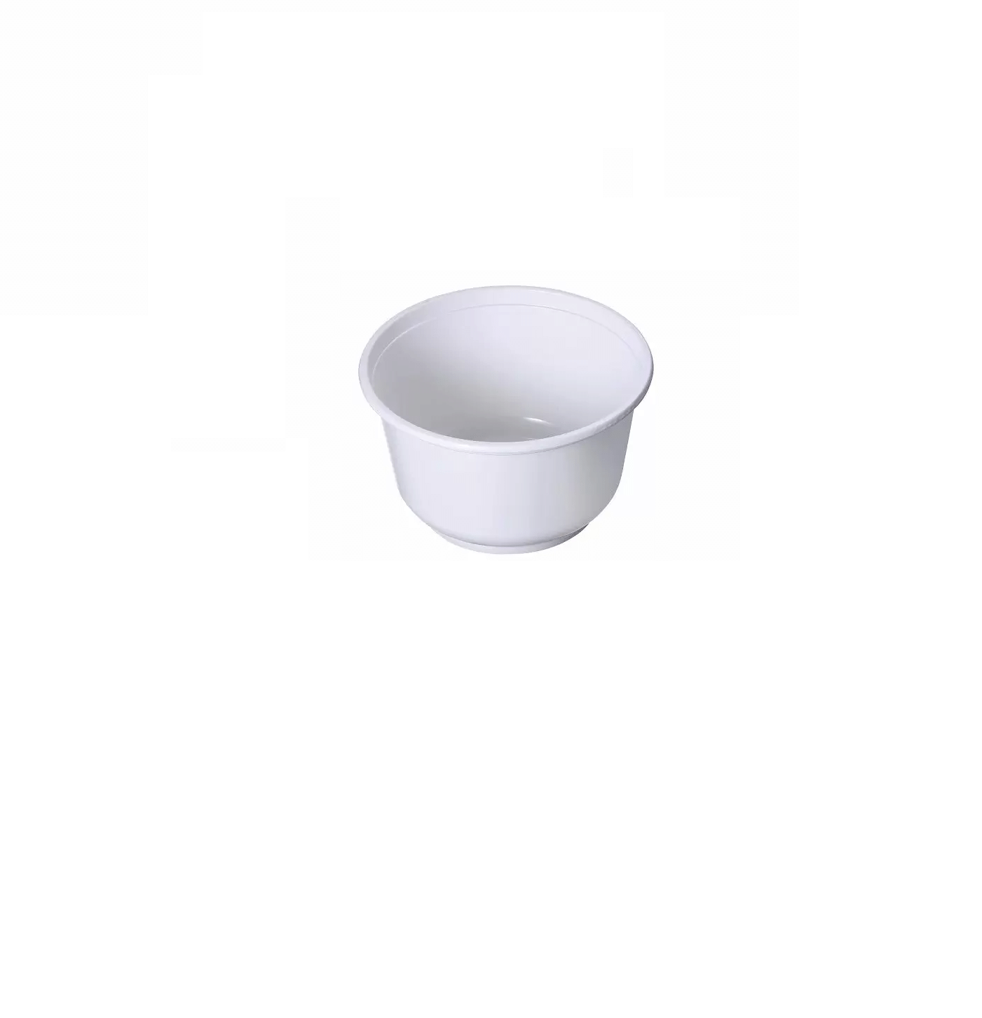 OMLITE Plastic Fruit Bowl 9 cm ( Set of 1 ) White OMLITE Plastic Fruit Bowl 9 cm ( Set of 1 ) White