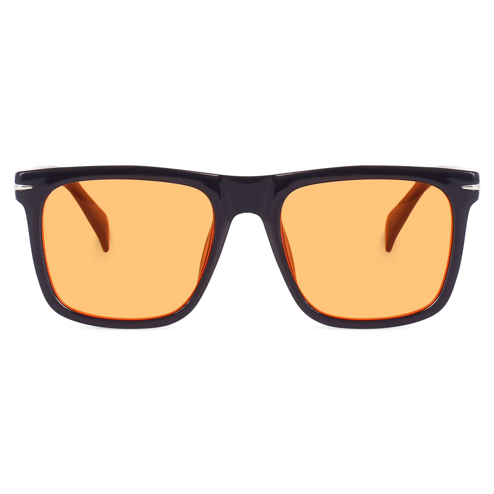     			Peter Jones Black Square Sunglasses ( Pack of 1 )