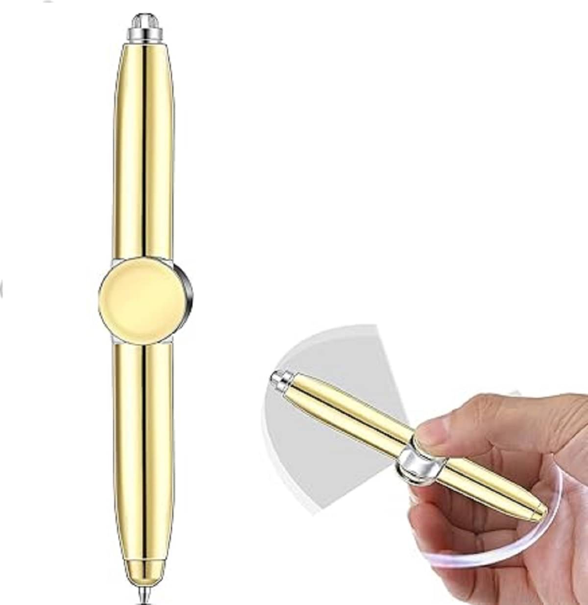 RAMDEV ENTERPRISE Spinning Pen Multi Functional Help Stress Reducer Help Thinking Ballpoint Pen Anti Stress Anxiety Gift Pen for Business Adults Students Kids(Pack of 1) Multicolor RAMDEV ENTERPRISE Spinning Pen Multi Functional Help Stress Reducer Help Thinking Ballpoint Pen Anti Stress Anxiety Gift Pen for Business Adults Students Kids(Pack of 1) Multicolor