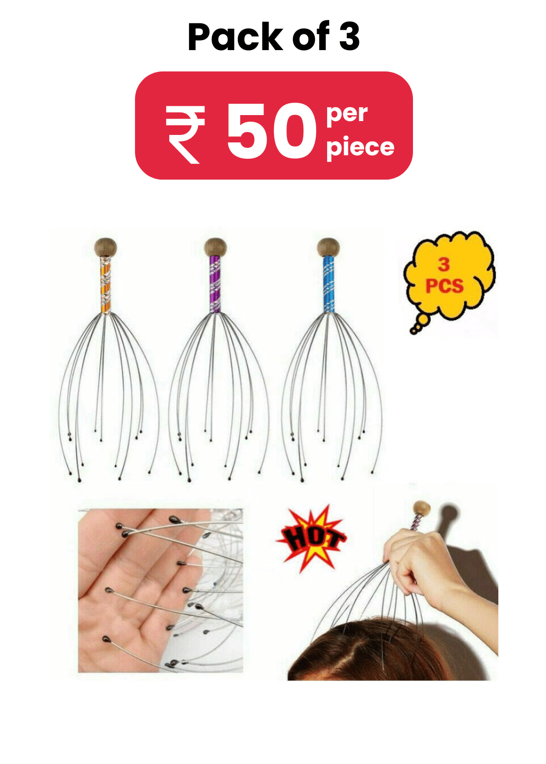 ZURU BUNCH - Portable Non-Electric Accupressure Massager ZURU BUNCH - Portable Non-Electric Accupressure Massager