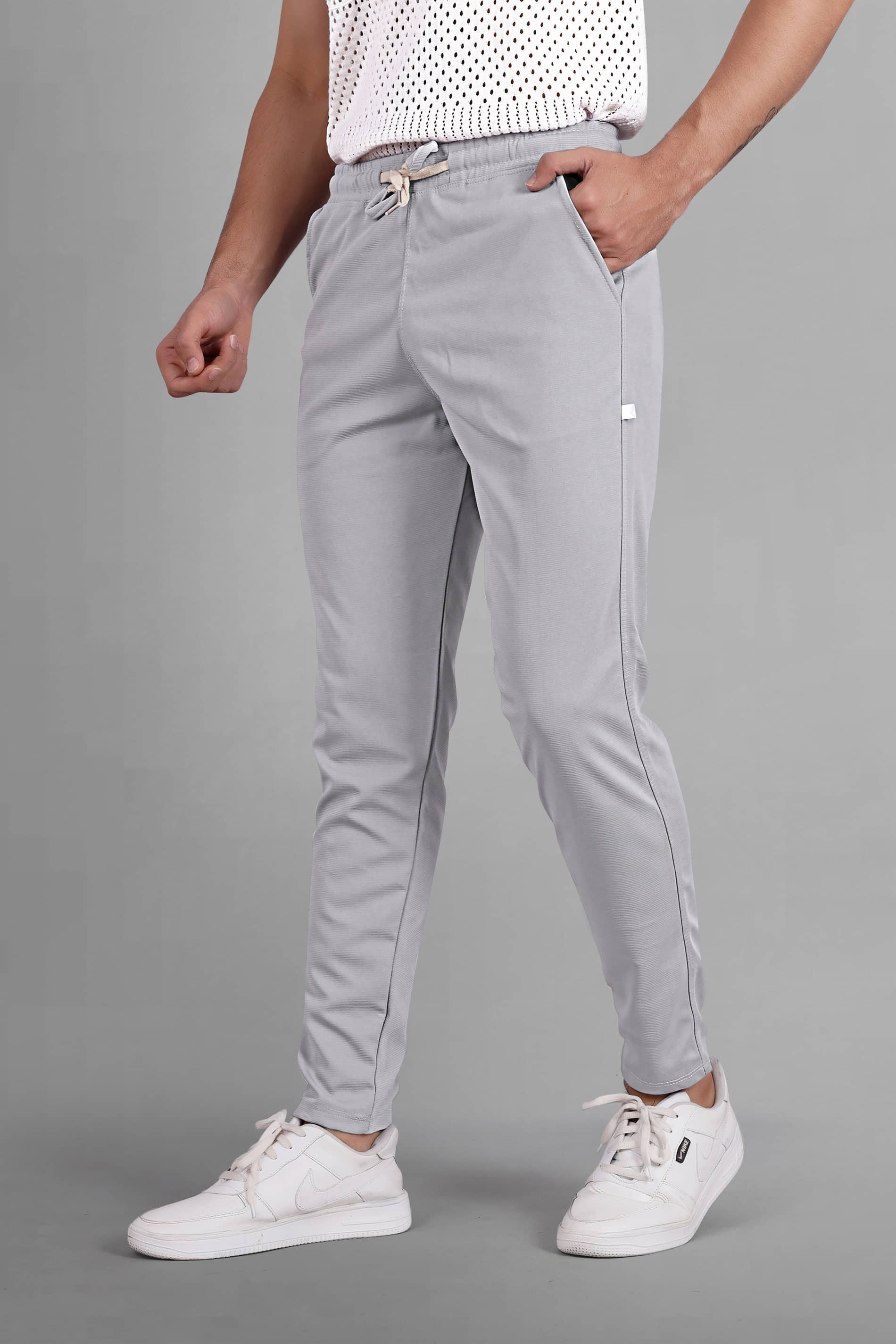 Septem Grey Cotton Blend Men's Sports Trackpants ( Pack of 1 ) - Track Pants | Buy online on ZillyBuy
