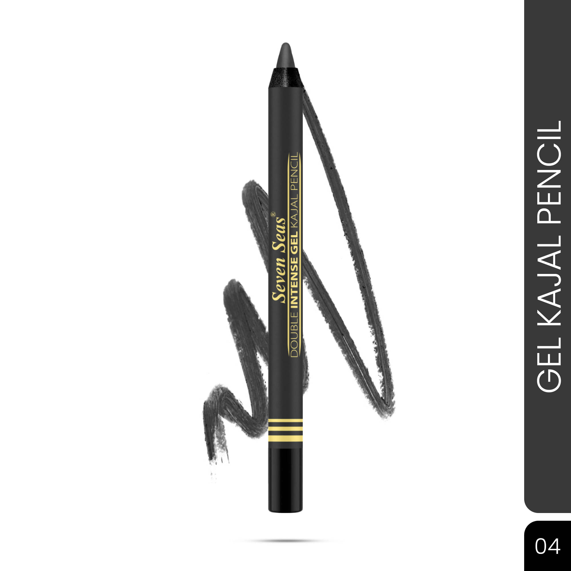     			Seven Seas Black Natural Kajal 2 g Pencil ( Pack of 1 )