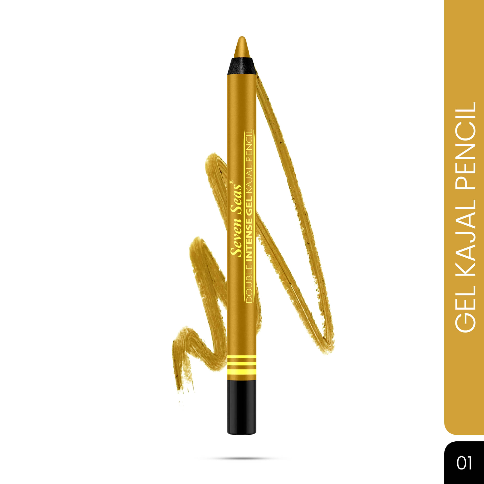     			Seven Seas Gold Natural Kajal 2 g Pencil ( Pack of 1 )