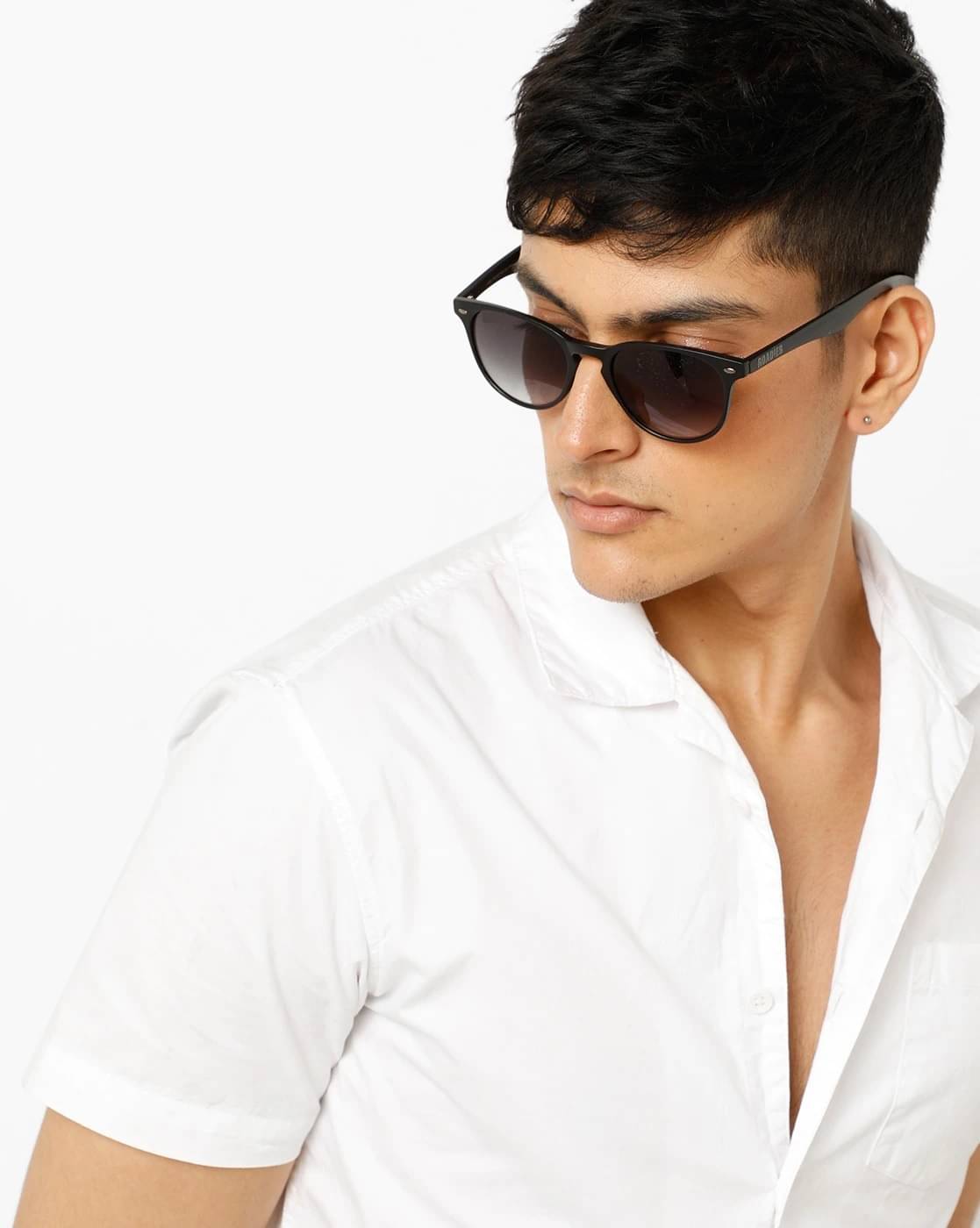     			Sunnies Black Square Sunglasses ( Pack of 1 )