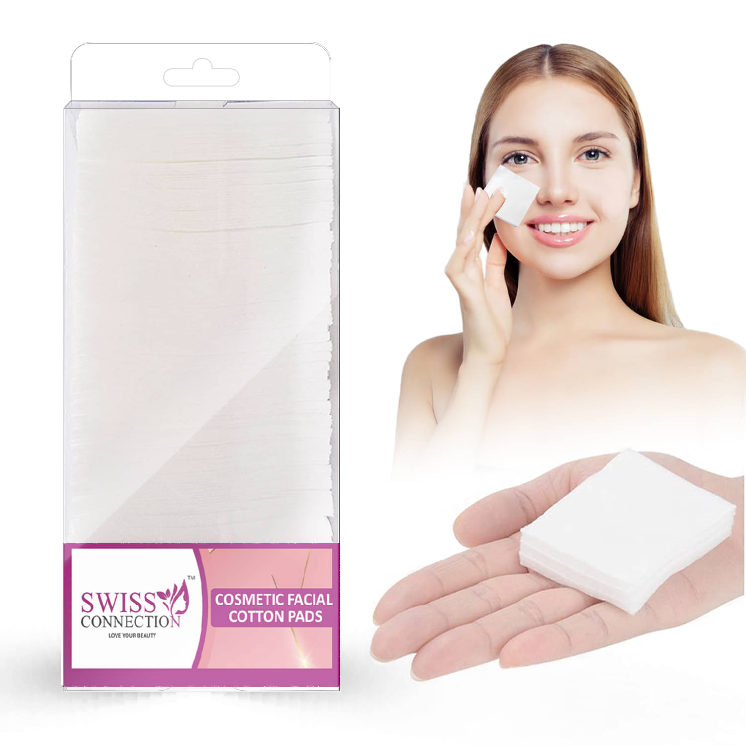 Swiss Connection Makeup Remover Cotton Pads 100 g Swiss Connection Makeup Remover Cotton Pads 100 g