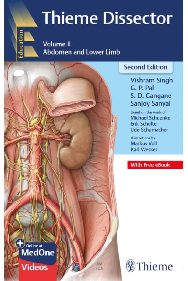 Thieme Dissector Volume 2  Abdomen and Lower Limb 2nd Edition     			Thieme Dissector Volume 2  Abdomen and Lower Limb 2nd Edition