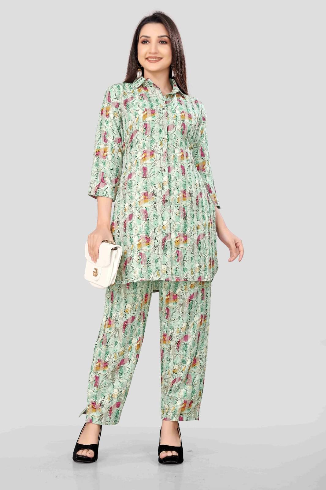 Varni Creation Viscose Solid A-line Women's Kurti - Multicolor ( Pack of 2 ) Varni Creation Viscose Solid A-line Women's Kurti - Multicolor ( Pack of 2 )