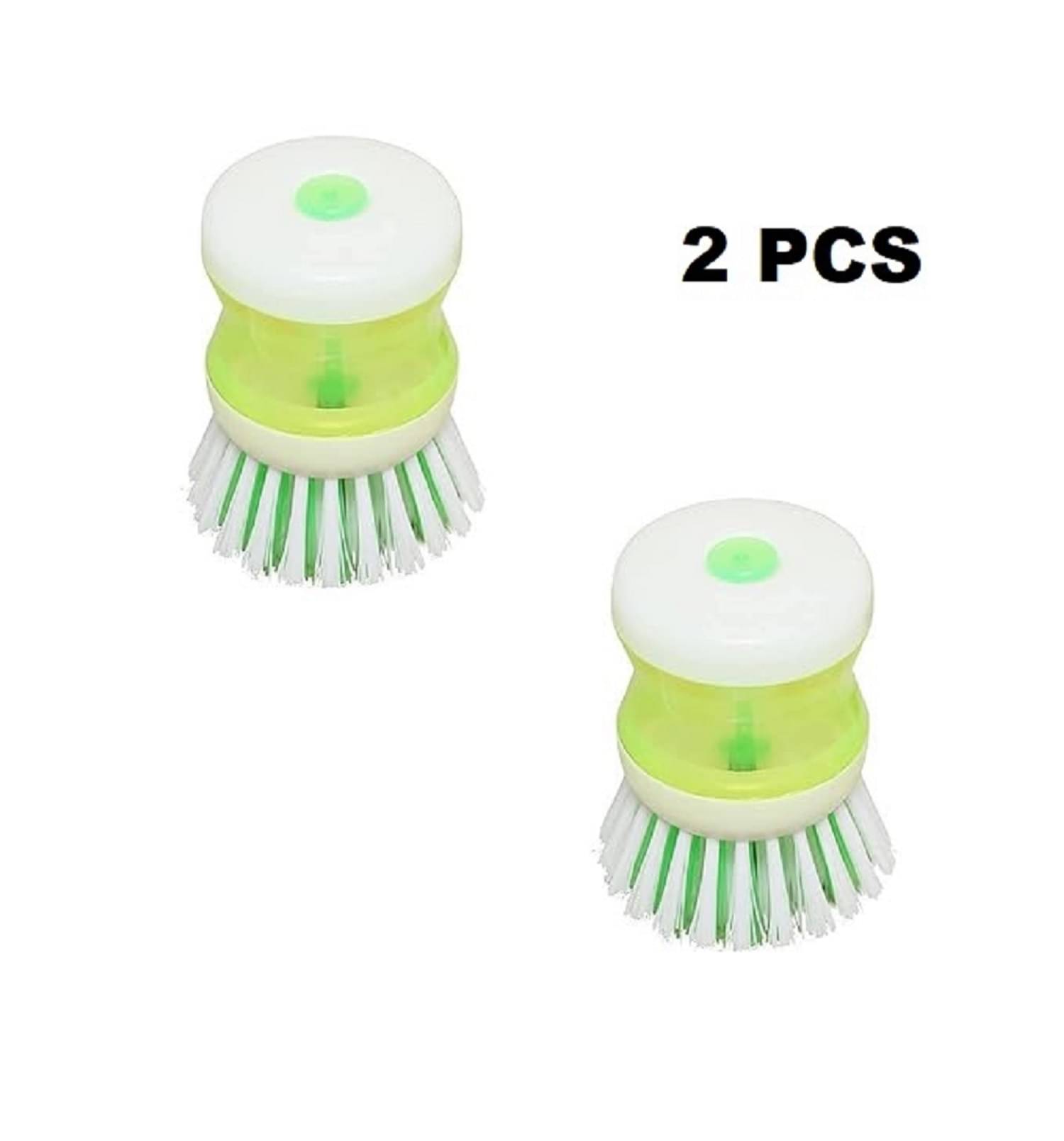Dish Bowl Washing Sponge with Refillable Liquid Soap Dispenser (Set of 2) Dish Bowl Washing Sponge with Refillable Liquid Soap Dispenser (Set of 2)