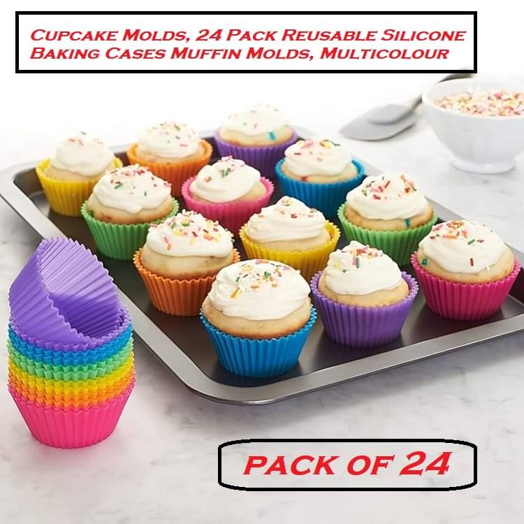     			purple dust Silicone Cup Cake Moulds 6 mL
