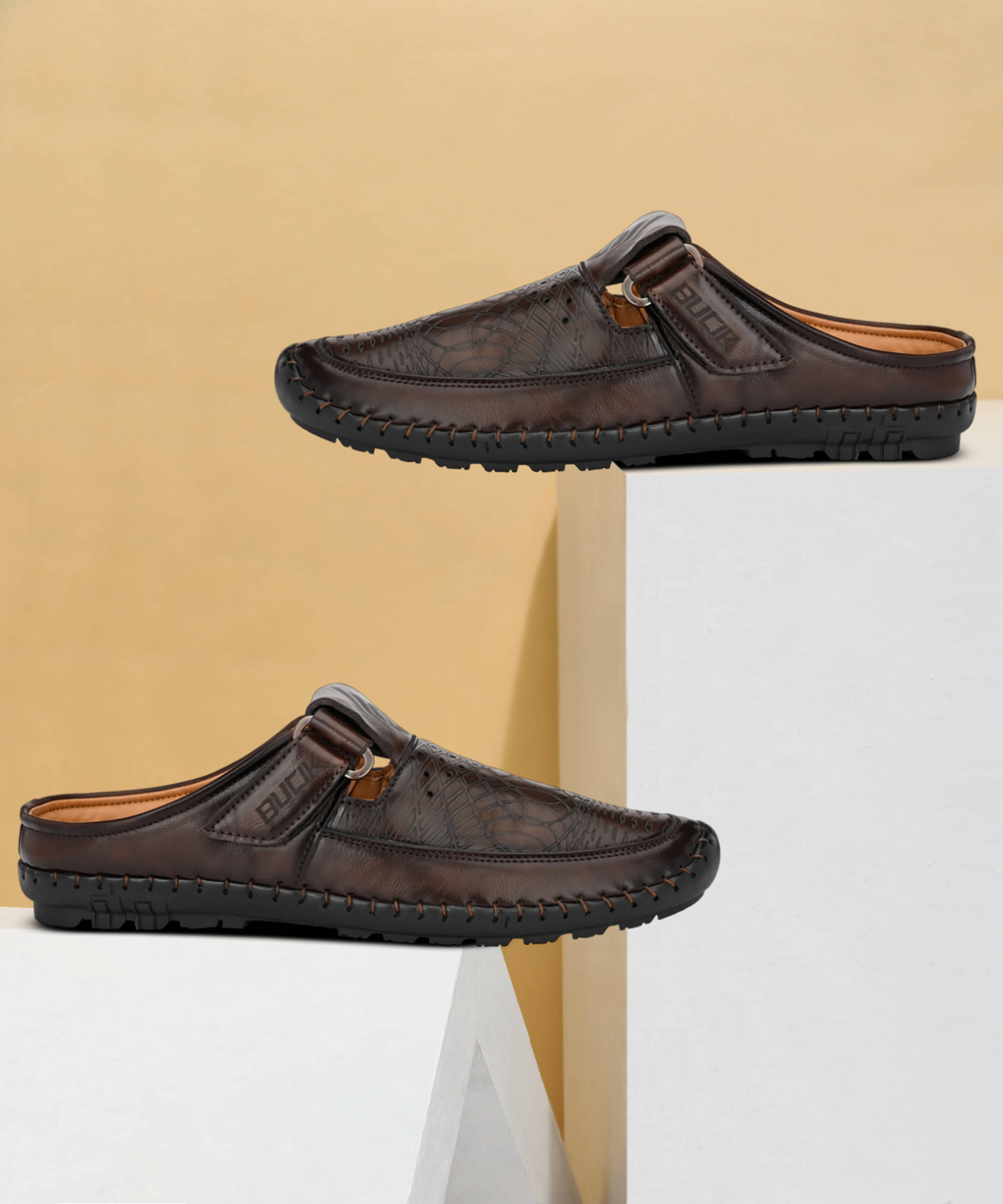     			Bucik - Brown Men's Sandals