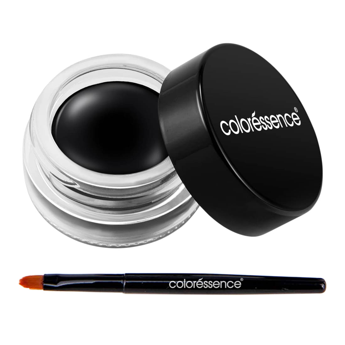     			Coloressence Black Matte Eye Liner Gel ( Pack of 1 )