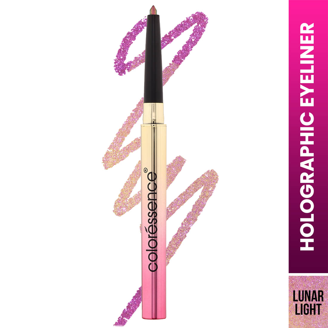     			Coloressence 2D Holographic Eyeliner-Lunar Light (Pink)-0.35gm