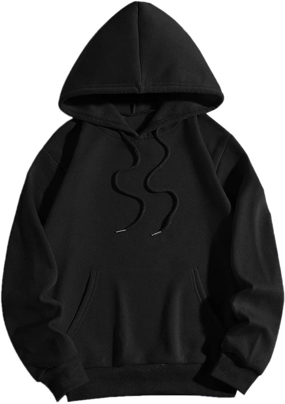 Comio Cotton Blend Hooded Men's Sweatshirt - Black ( Pack of 1 )