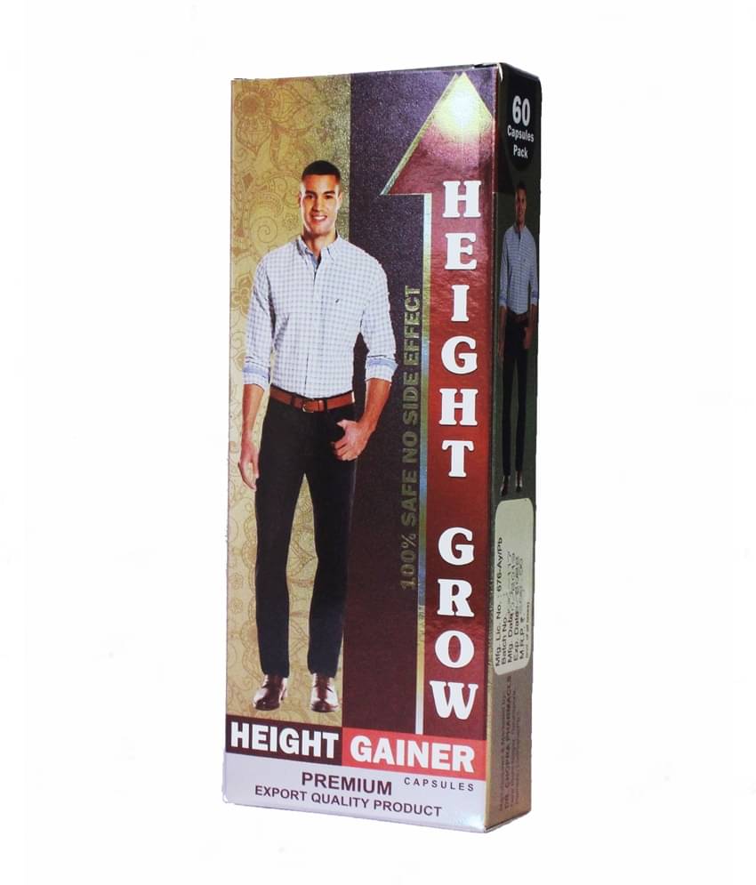 Dr Chopra Height Grow (Increase Height Naturally) Capsule 60 no.s Unflavoured Pack of 2 Dr Chopra Height Grow (Increase Height Naturally) Capsule 60 no.s Unflavoured Pack of 2