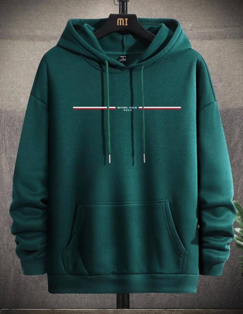 ELBATROSS Fleece Hooded Men's Sweatshirt - Blue ( Pack of 1 )