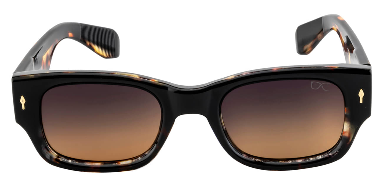     			Hexxa Black Rectangular Sunglasses ( Pack of 1 )