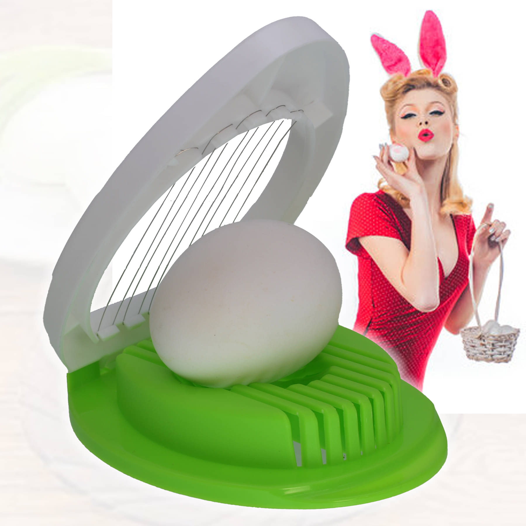     			JMALL Egg Slicer Cutter Multicolor Plastic Mannual Chopper 0 ml ( Pack of 1 )