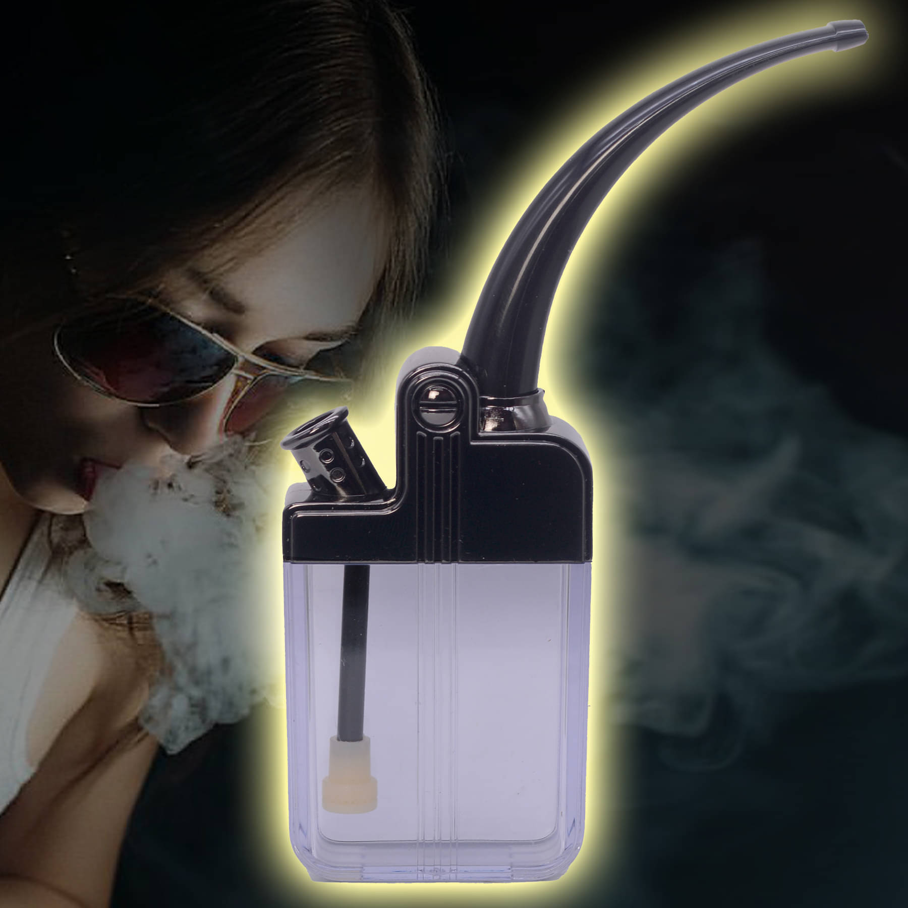     			JMALL Multicolour 13 cm Glass Bong - Pack of 1