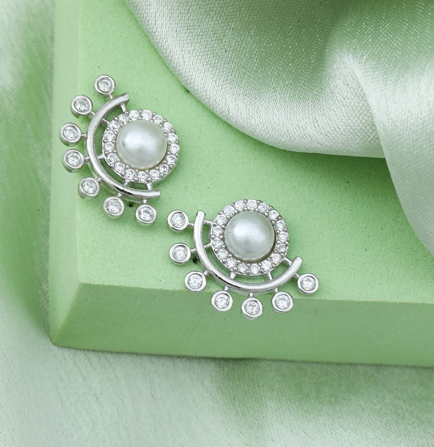     			Maira 925 Sterling Silver Silver Earring