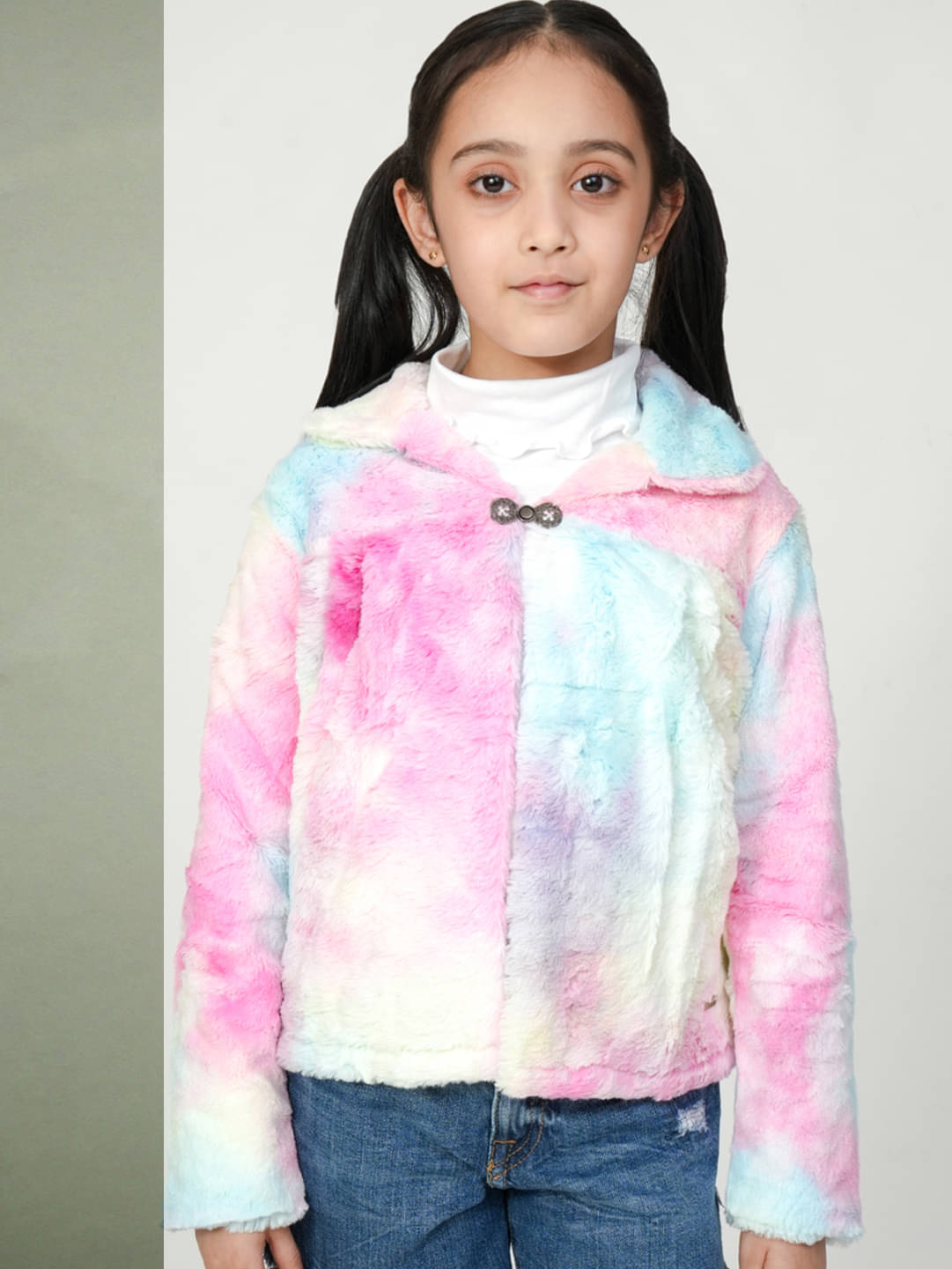     			PAMPOLINA Girls Cotton Blend Sweatshirt ( Pink )