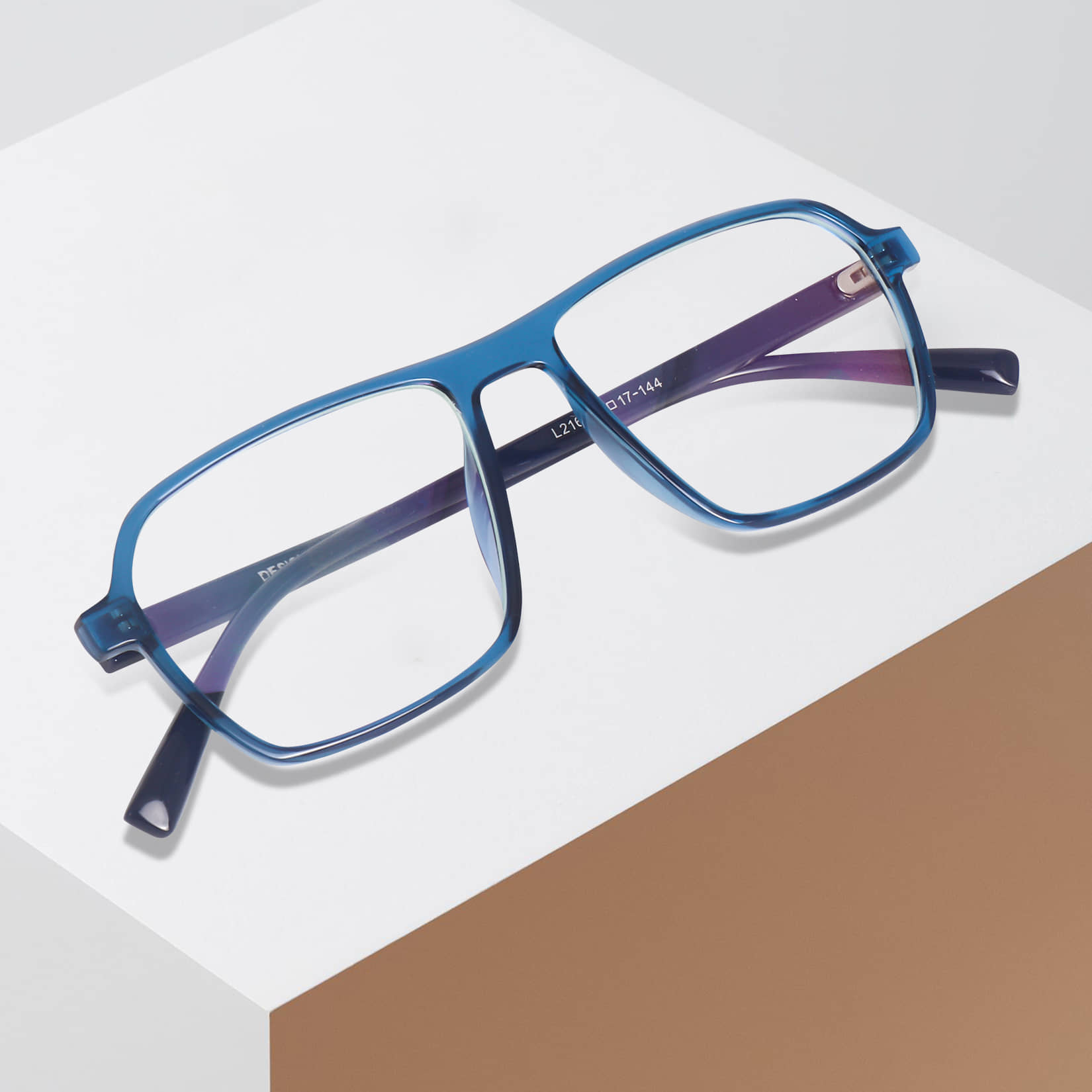 Peter Jones Blue Full Rim Square Computer Glasses ( Pack of 1 )