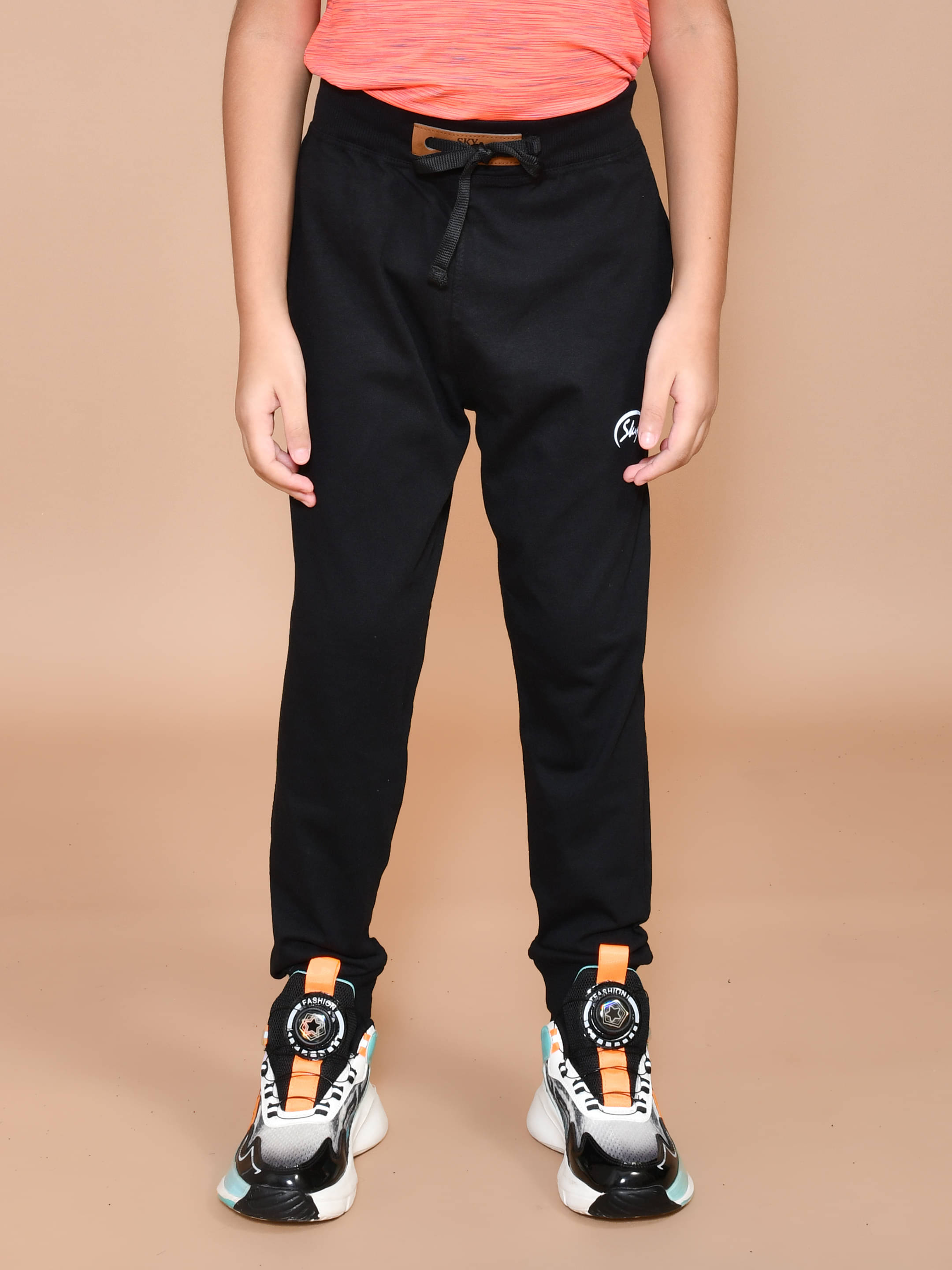     			SKYKNIT Pack of 1 Baby Boys Cotton Blend Trackpant ( Black )