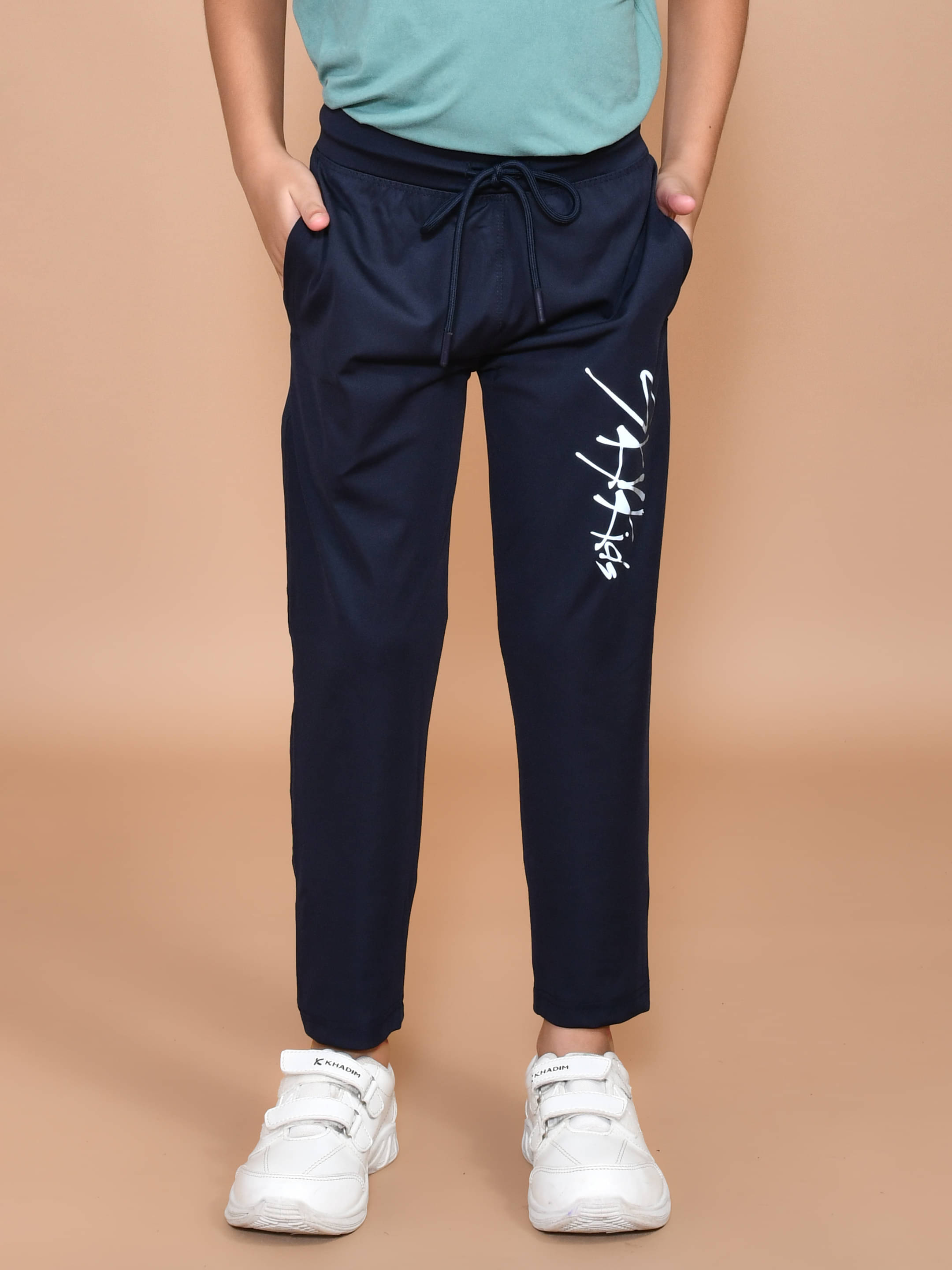     			SKYKNIT Pack of 1 Boys Polyester Trackpant ( Blue )