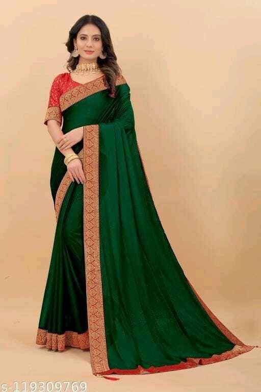     			Samai Georgette Solid Saree With Unstitched Blouse Piece ( Multicolor9 )